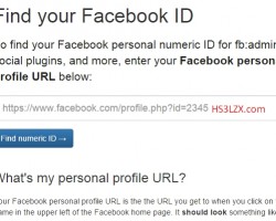 วิธีดู Facebook ID